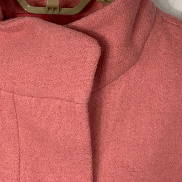 J. Crew Mercantile Plus Size 24 Women's Wool City Coat Cocoon Pink Fresh Rose - Picture 8 of 11